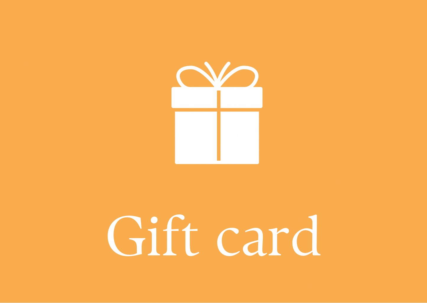 Gift card