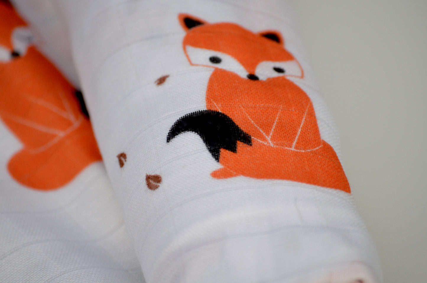 Fenella the Fox Muslin Swaddle