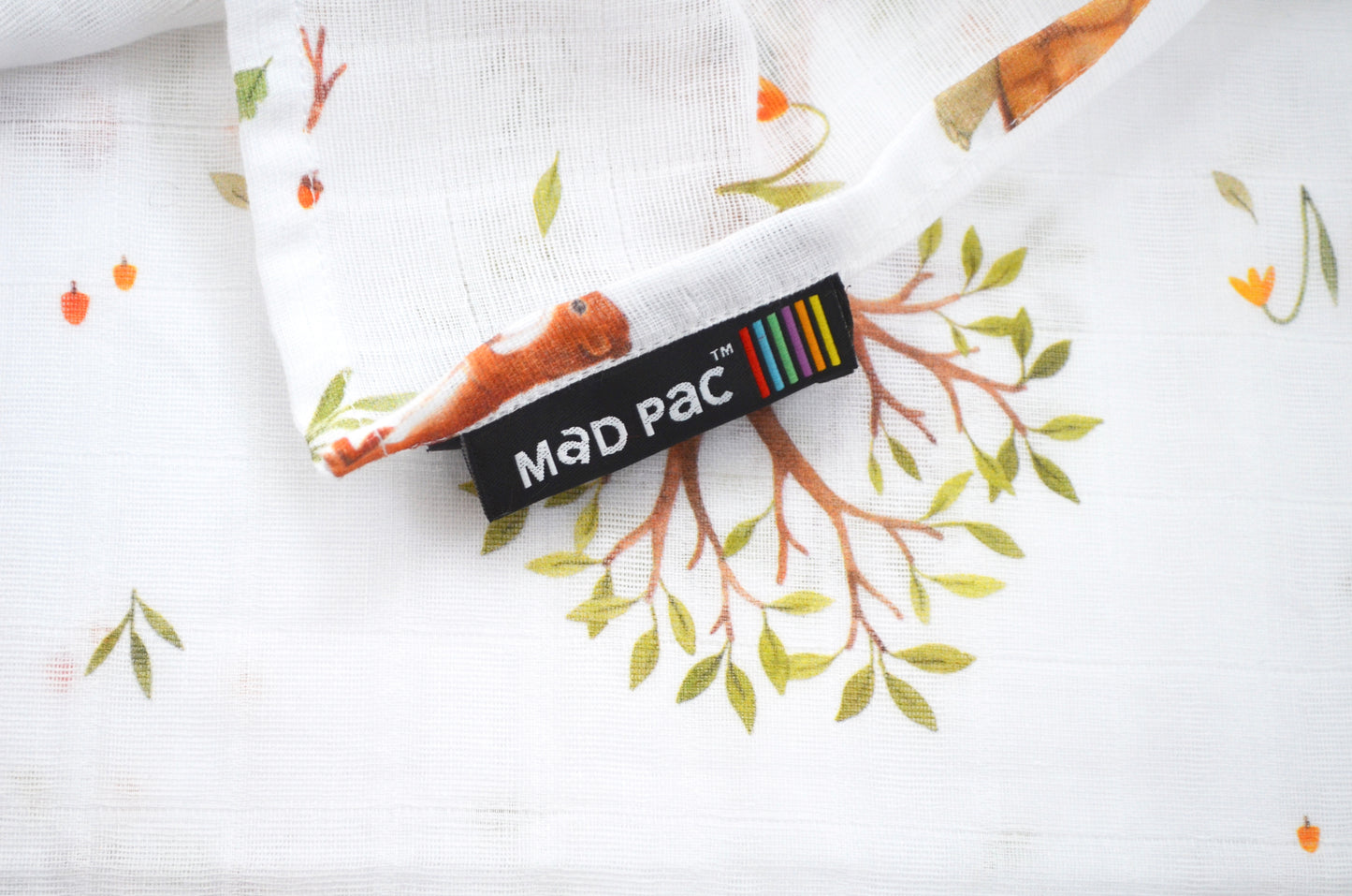 Pair of Muslin Squares in pure cotton