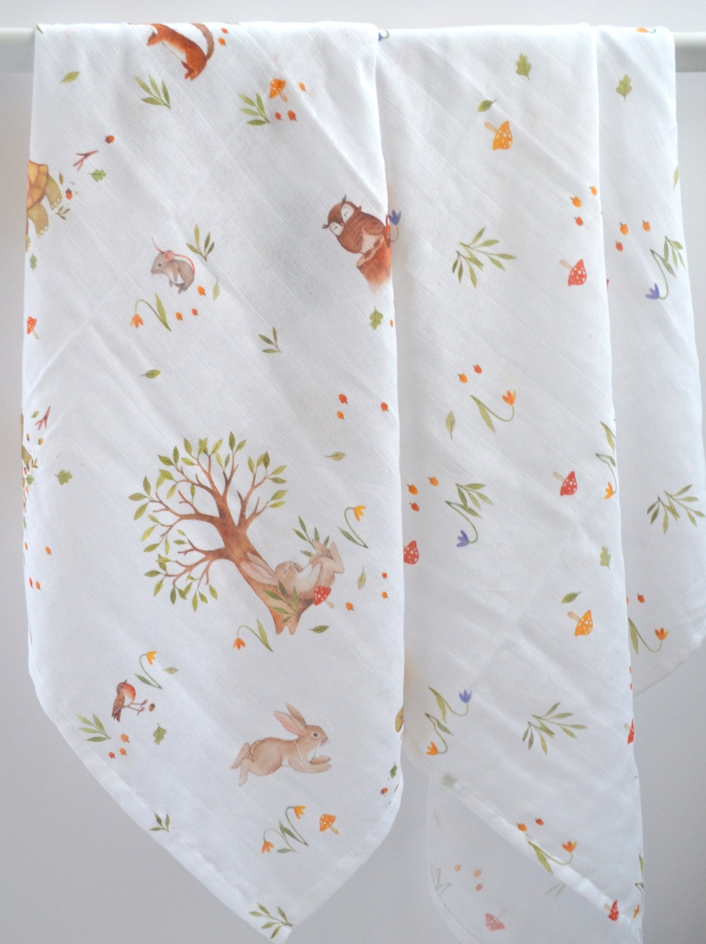 Pair of Muslin Squares in pure cotton