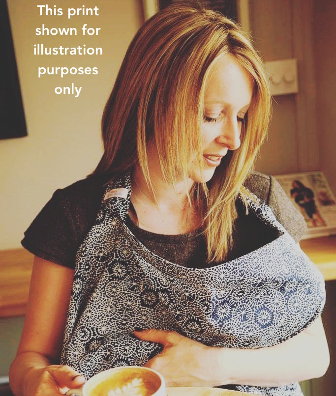 black nursing cover