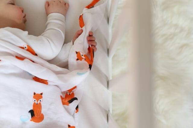 Fenella the Fox Muslin Swaddle